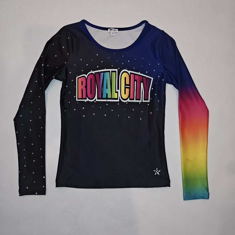 CHEER SQUAD EMBELLISHED TOP - FITS WOMEN'S SIZE 4